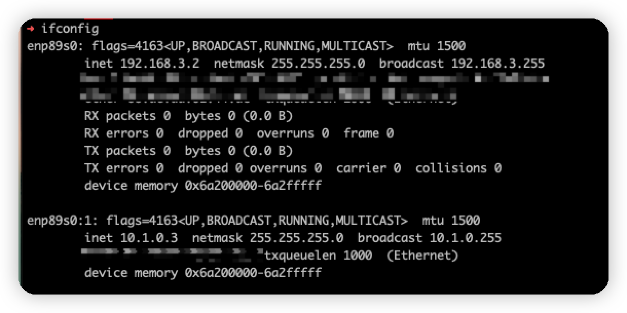 ifconfig